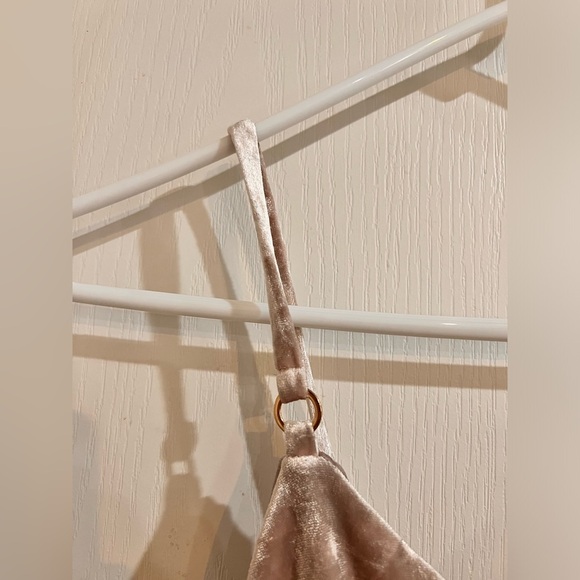 FINAL PRICE Calvin Klein Dusty Pink Velvet Dress - Picture 6 of 7